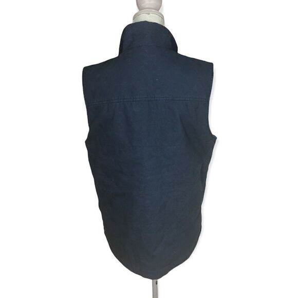 St. Johns Bay Men's Cotton with Flannel Lining Vest Size S - Picture 2 of 5